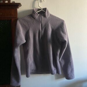 Patagonia super soft Mauve Lavender Quarter-Zip Capilene lightweight fleece